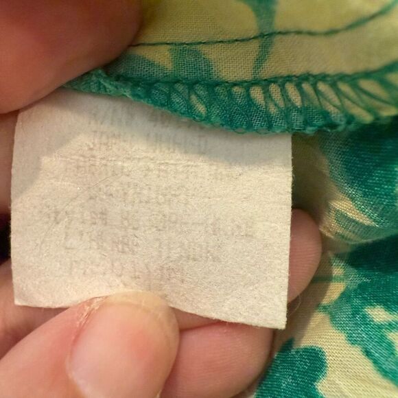 Jams World Short Sleeve Floral Button Down Top Size M - Picture 5 of 6